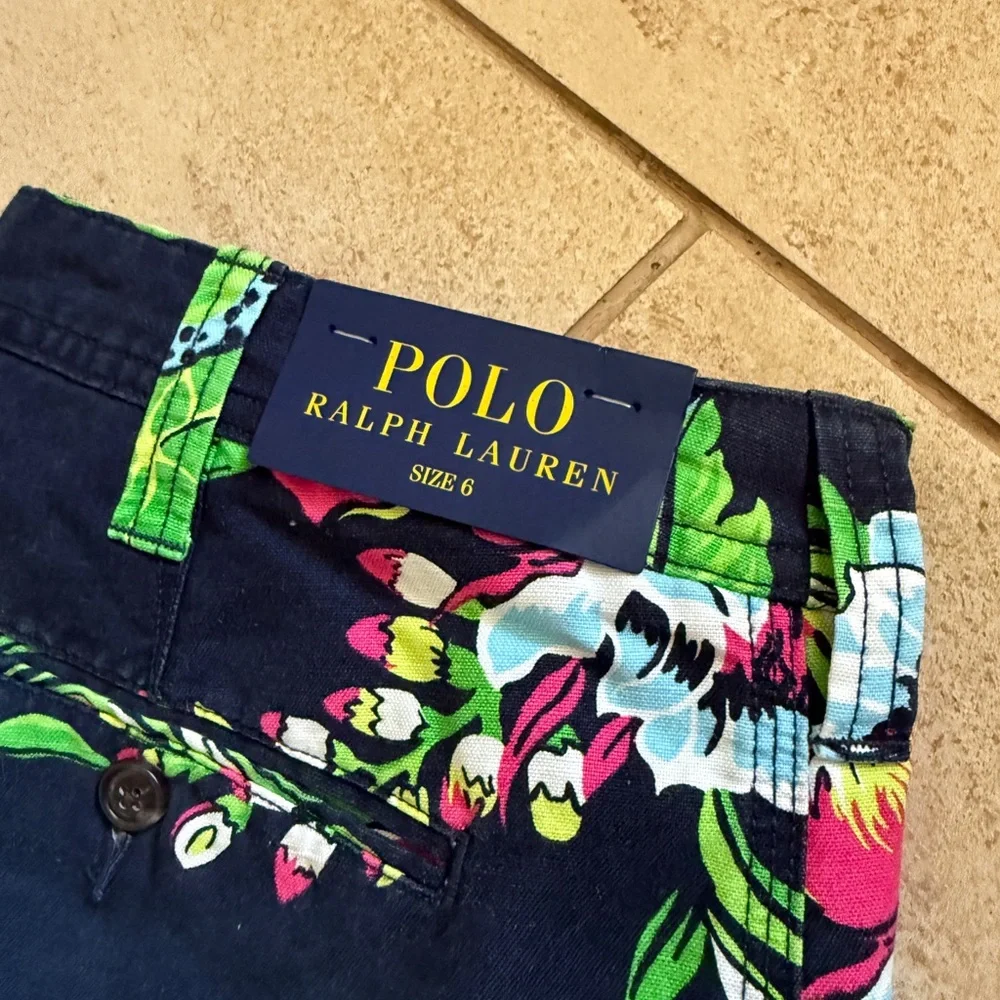 Polo Ralph Lauren Floral Women's Shorts size 6 new with tags - Picture 4 of 6